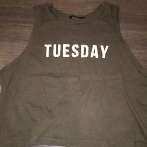 Tuesday crop top from forever 21